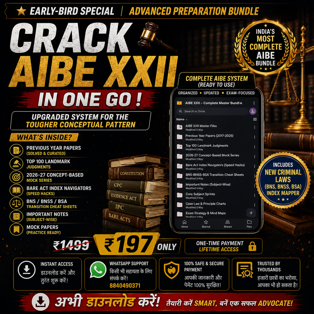 AIBE 22 Ultimate Success Kit (Clear in 1st Attempt)
